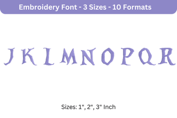 Alice Font Uppercase J to R: Craft Fair Product Review