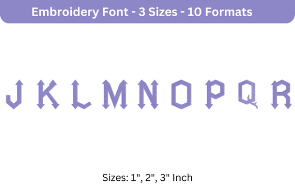 Arrowhead Lake Font J–R: A Small Business Embroiderer’s Review