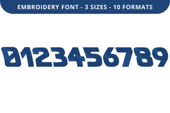 Back to the Past Font 0 to 9
