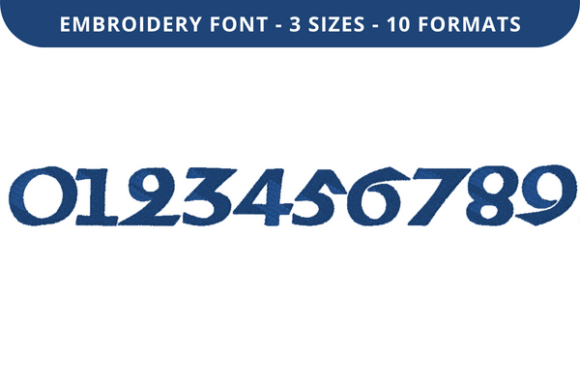 Bobbin Hood 0 to 9: A Seasonal Embroidery Font That Delivers