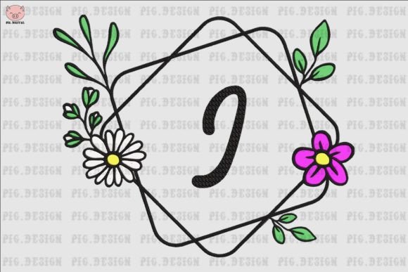 Flower Daisy Font J Review for Boutique Apparel
