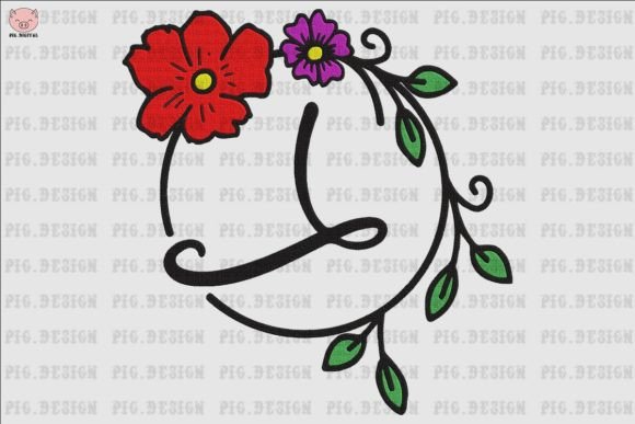 Flower Font L: A Seasonal Embroidery Designer’s Review