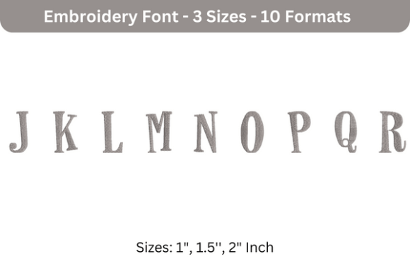 Horse Hand Font J to R: A Holiday Embroidery Designer’s Review