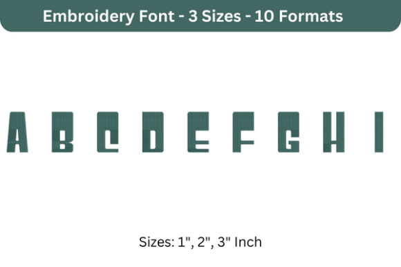 Jeopardy Font a to I: Retro Charm for Handmade Embroidery Gifts