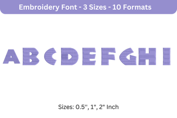 Jungle Font a to I: A Craft Fair Embroidery Designer’s Review