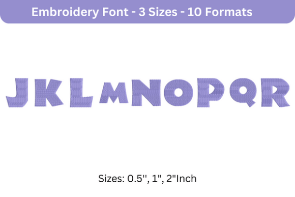 Jungle Font J to R for Craft Fair Products
