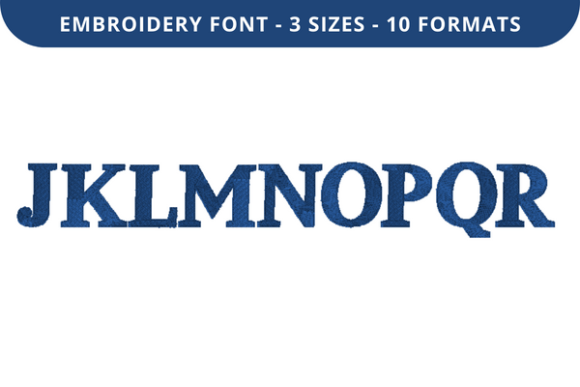 Moon Dance Font J to R Embroidery Review for Sellers