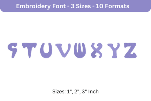 Mucha French Font S to Z: A Designer’s Seasonal Embroidery Review