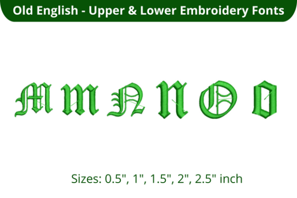 Old English Font MNO: A Designer's Embroidery Review