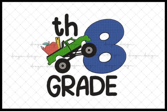 Reviewing the 8th Grade Back to School Embroidery Design