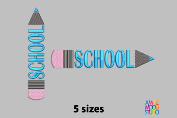 School Pencil Embroidery Design Review