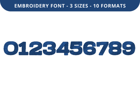 Tear in Up Font 0 to 9: Seasonal Embroidery Review